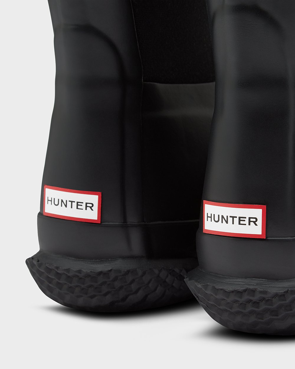 Kids Hunter Original Big Insulated Roll Top Sherpa | Snow Boots Black | NZ-25986-VCHK